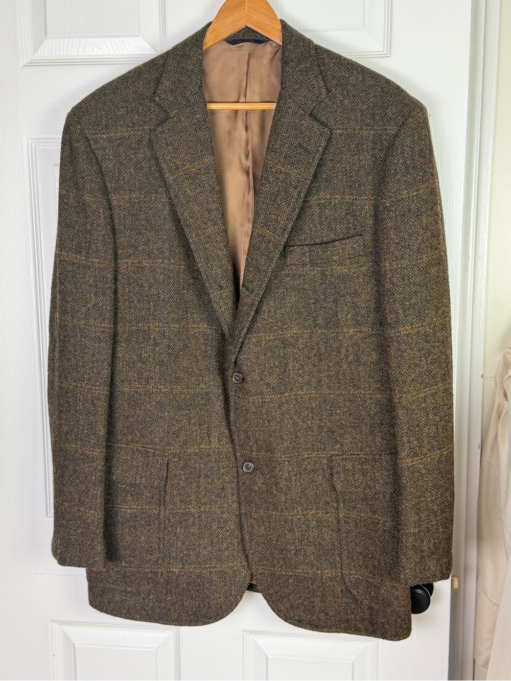 Brooks Brothers Harris tweed men’s sports coat jacket blazer